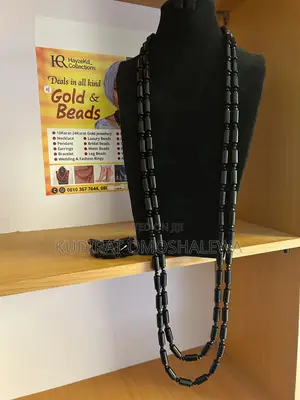 Black Cristal Beads for Men