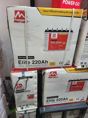 220ah 12v Murcury Tubular Battery