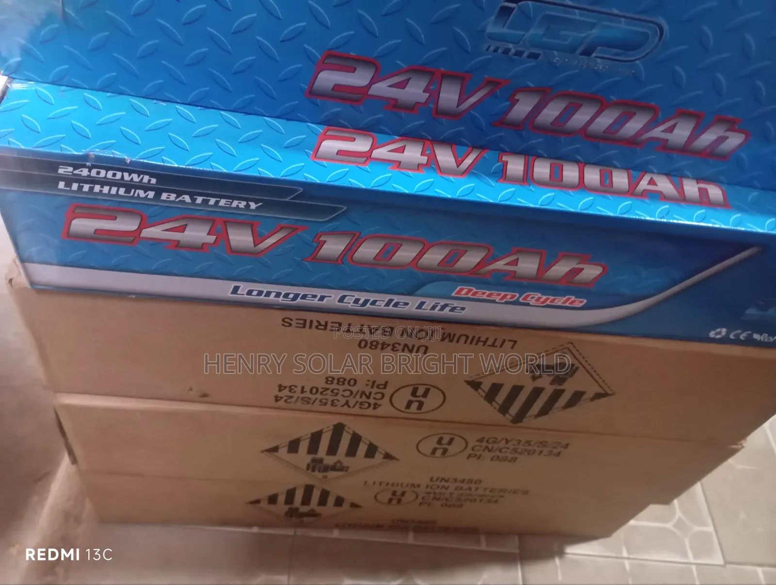 LGP 100a 24v (2400wh) Lithium Battery