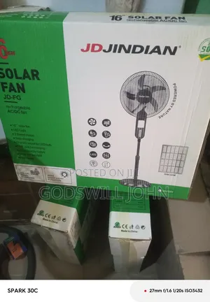 Jd Jindian Solar Rechargeable Fan