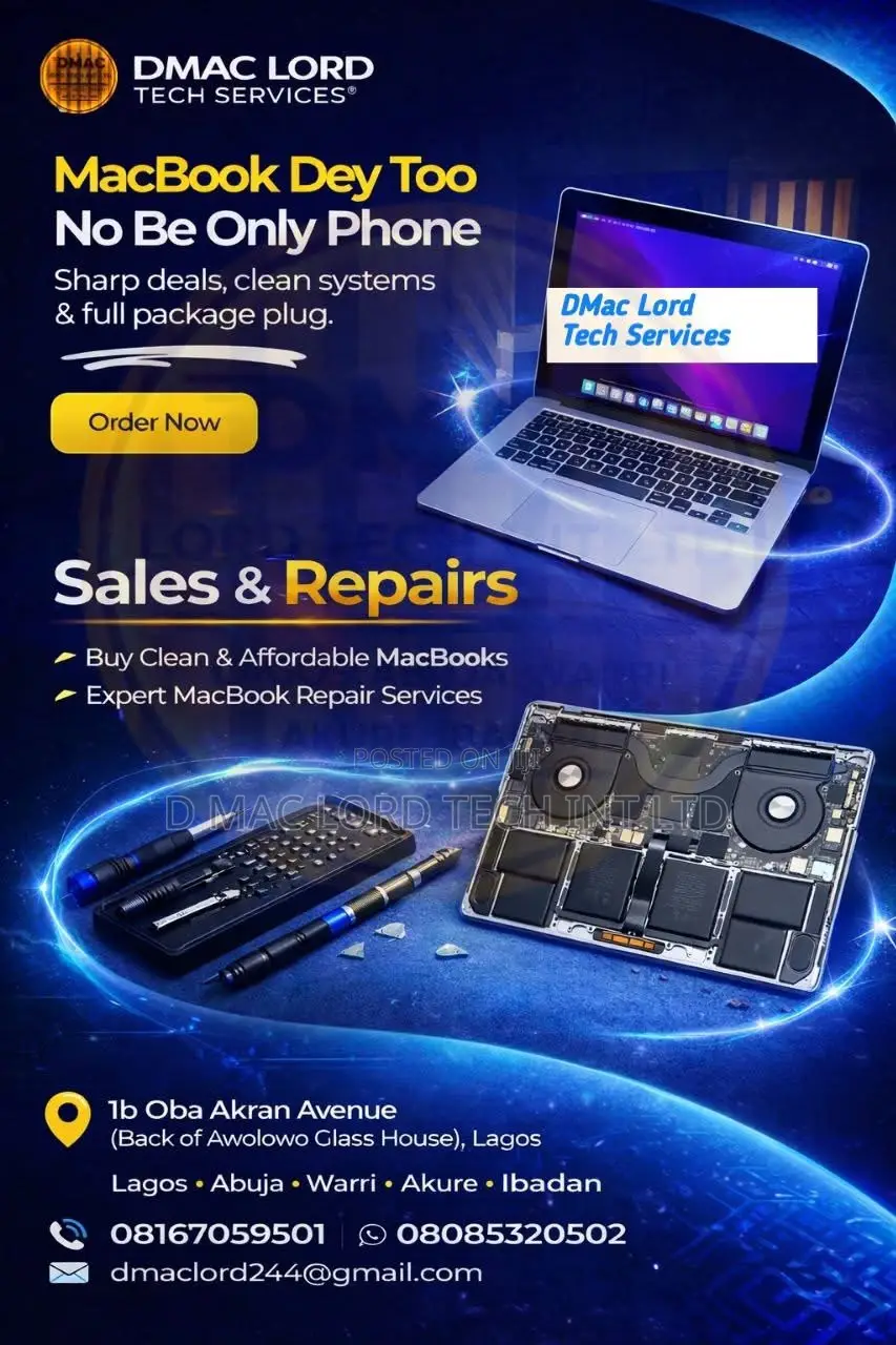 “Macbook Screen Motherboard Specialist | Same-Day Repair Ikeja”