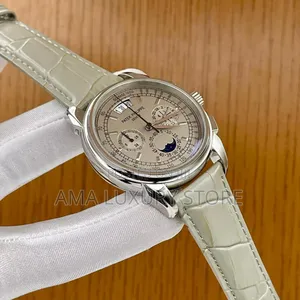 Patek Philippe Genuine Leather Luxury Designer Wristwatches