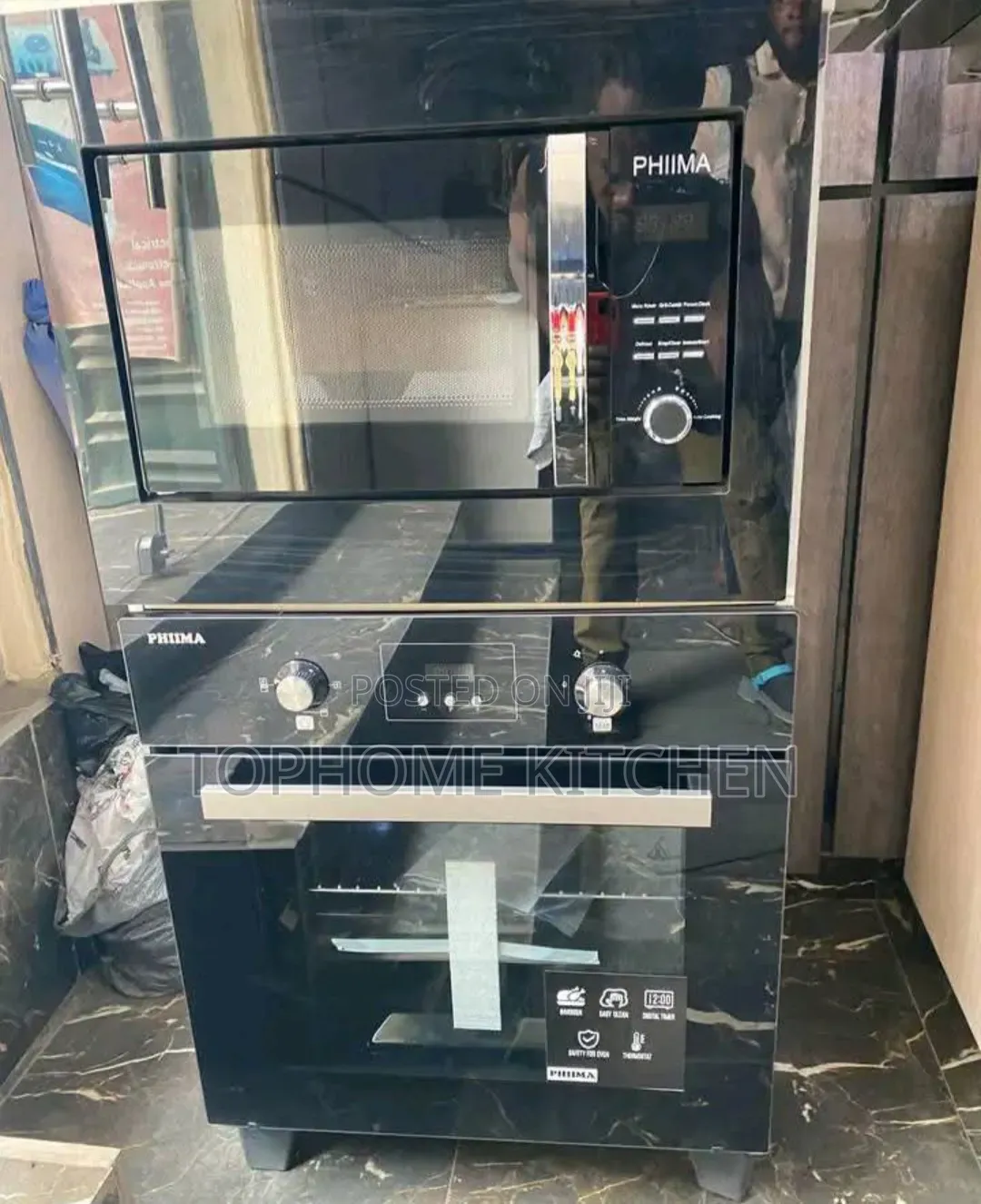 Phiima Luxury Built-in Oven and Microwave 60cm