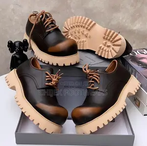 Balenciaga Derby Platform Shoes