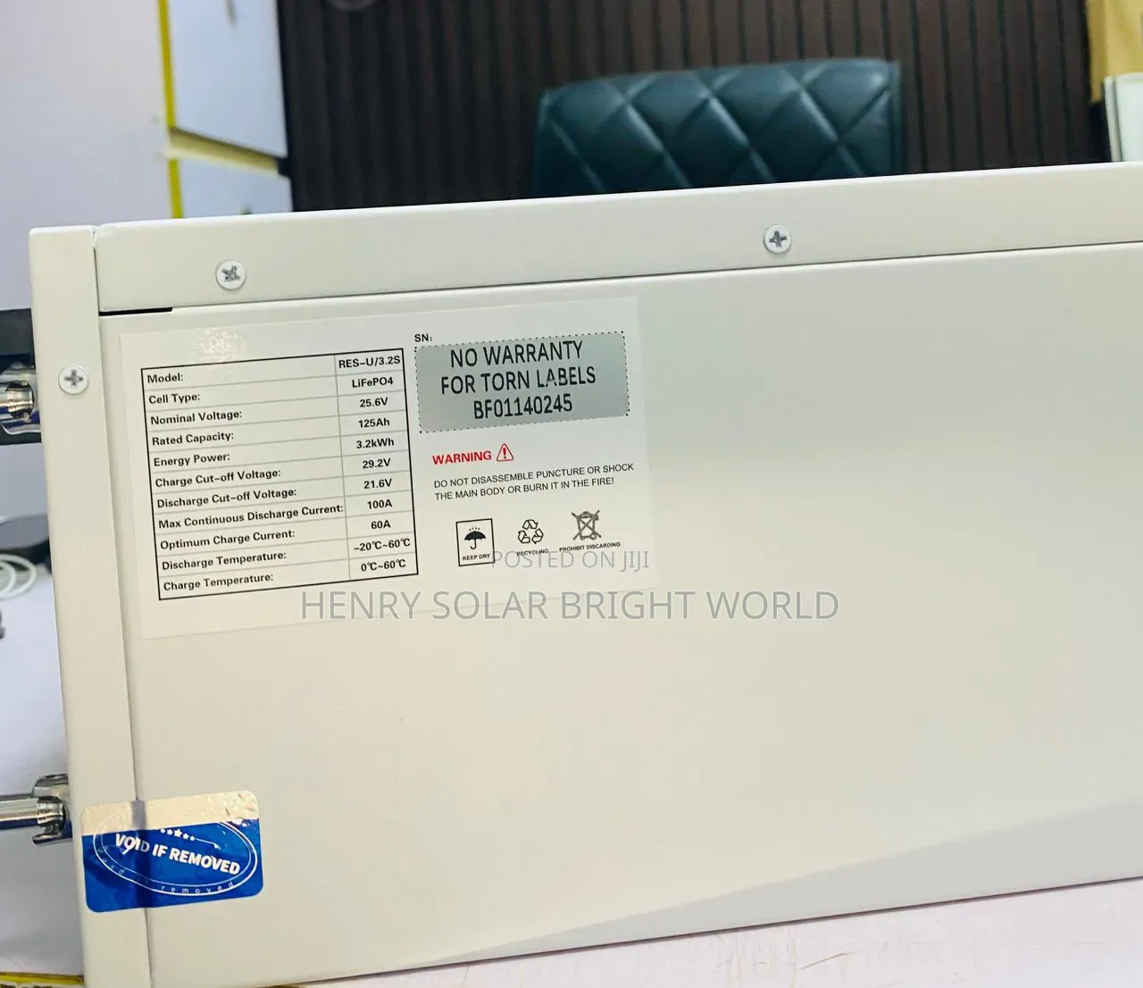 Hyper 3kwh 24v Lithium Battery