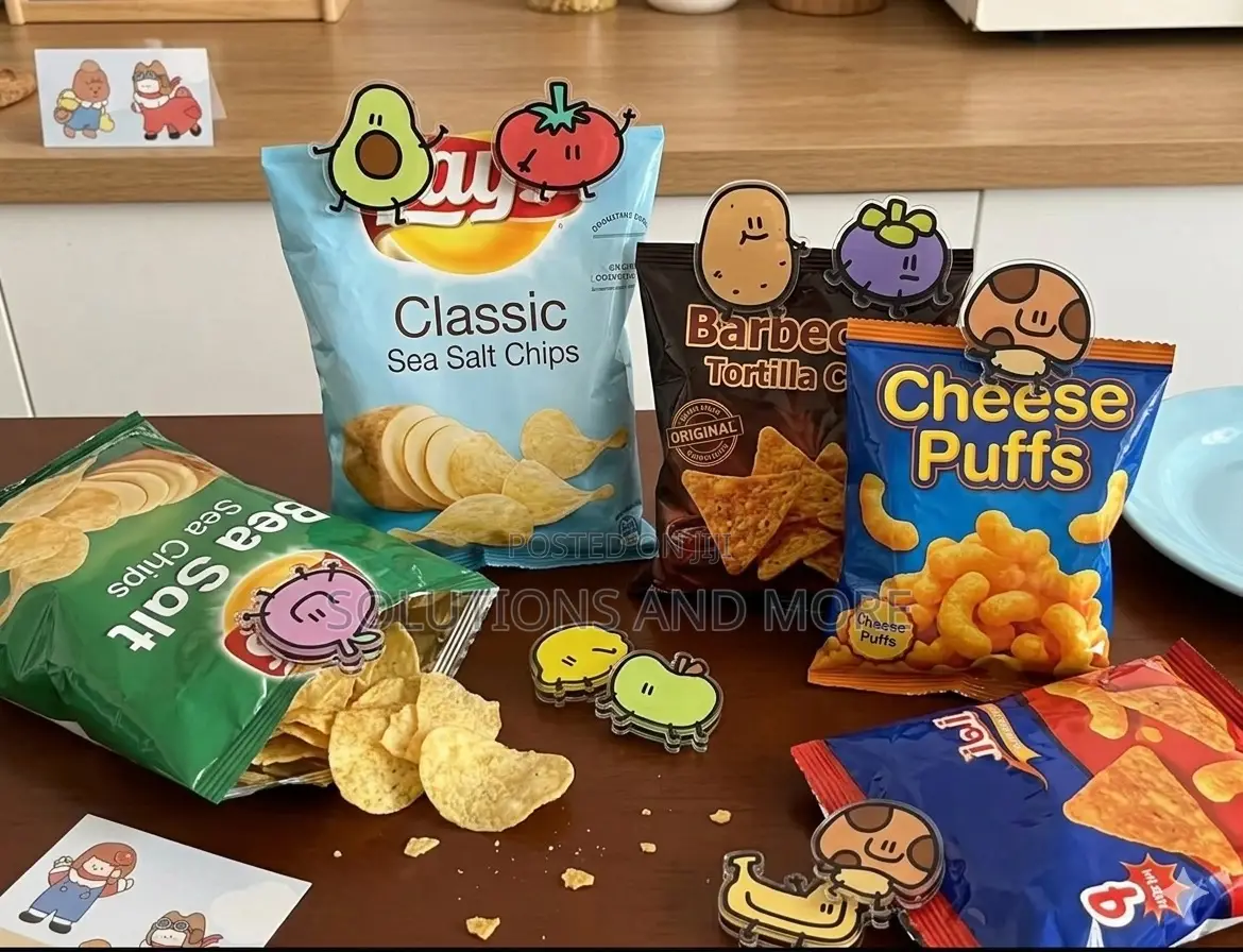 Multi-Purpose Clips (Snacks,Papers,E.T.C)