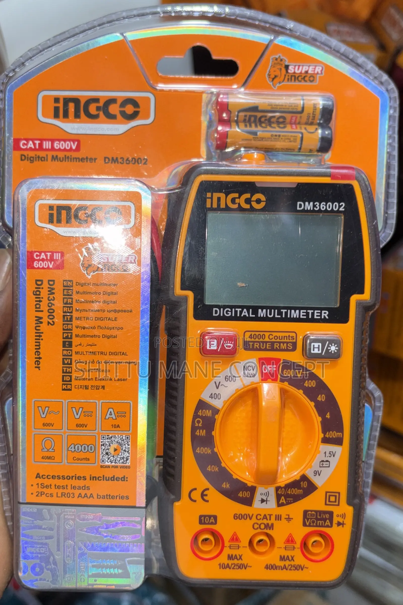 Ingco Dm36002 Digital Multimeter