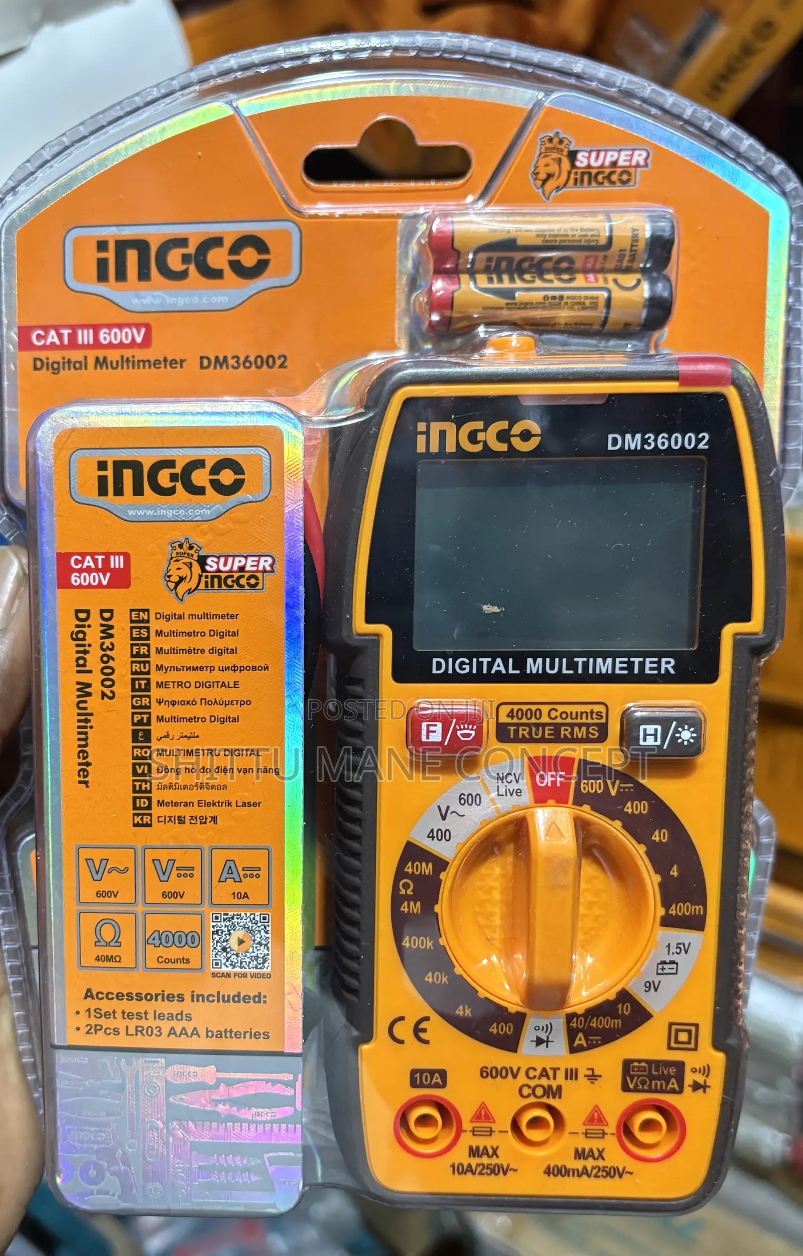 Ingco Dm36002 Digital Multimeter
