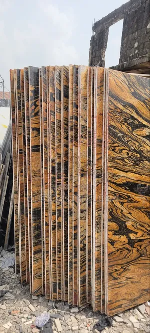 Ivory Brown Granite Slabs (Gangsaw)