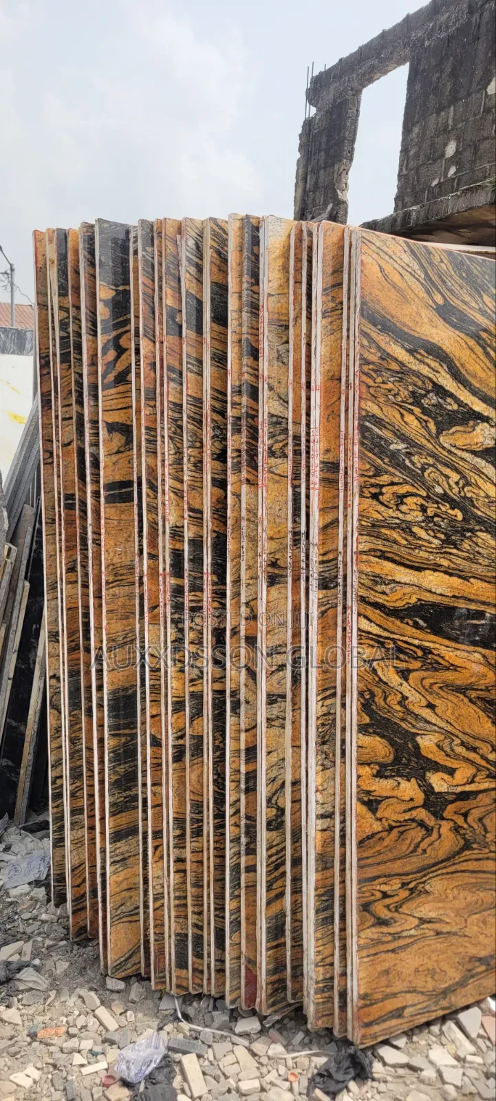 Ivory Brown Granite Slabs (Gangsaw)