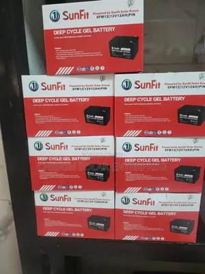 12ah 12volts Sunfit Gel Battery