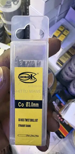 Cobalt Drill Bit 3.5mm 3mm