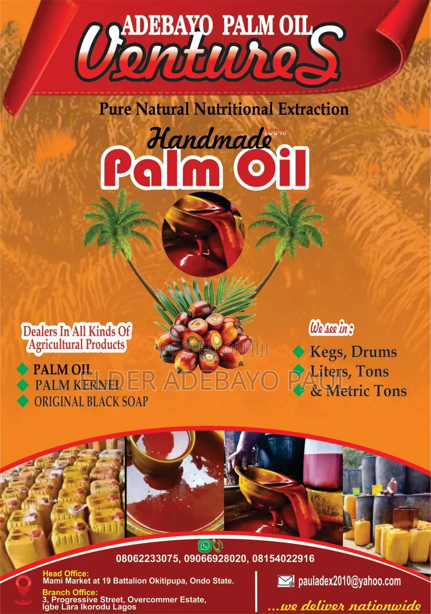 Palm Oil Palm Kernel and Original Black Soap