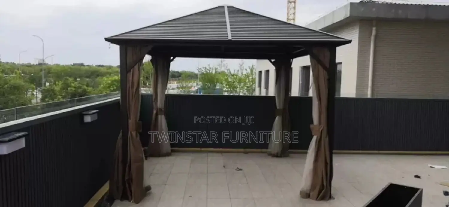 New Modern Foreign Made Gazebo With Curtains