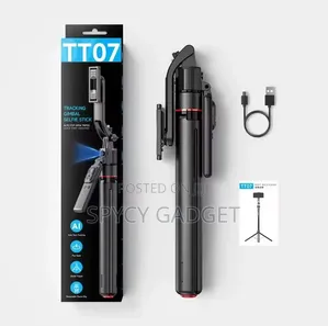 Tt07 Auto Face Tracking Tripod With Automatic Pop Up Lens