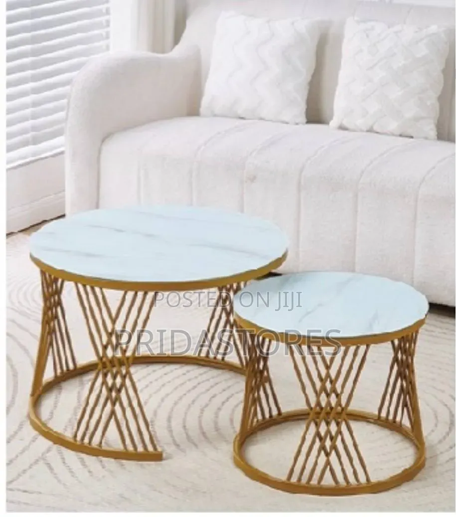 Luxury 2 in 1 Real Marble Coffee Table