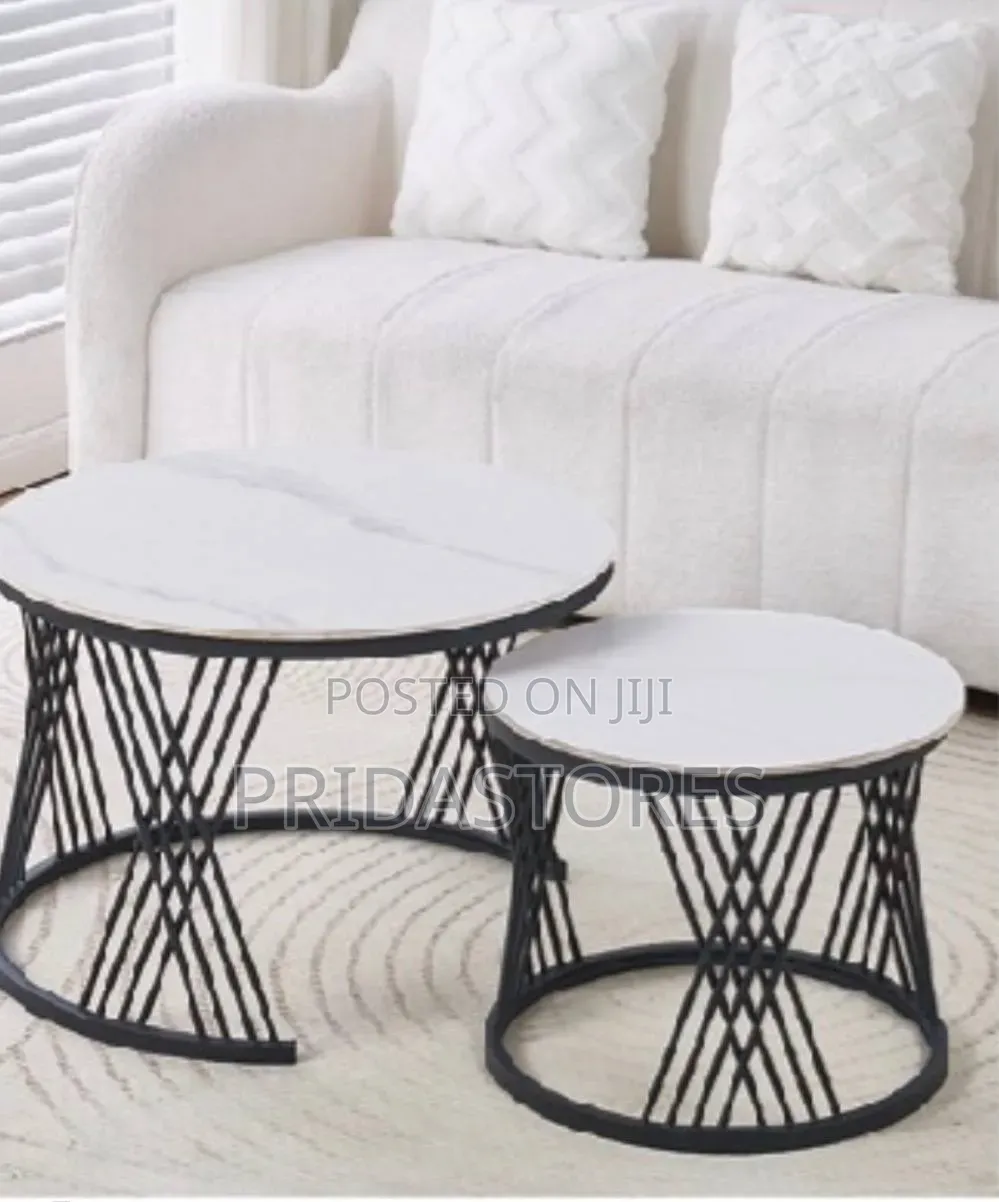 Luxury 2 in 1 Real Marble Coffee Table