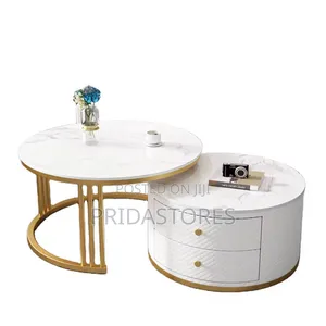 2-in-1 Nesting Coffee Table Set