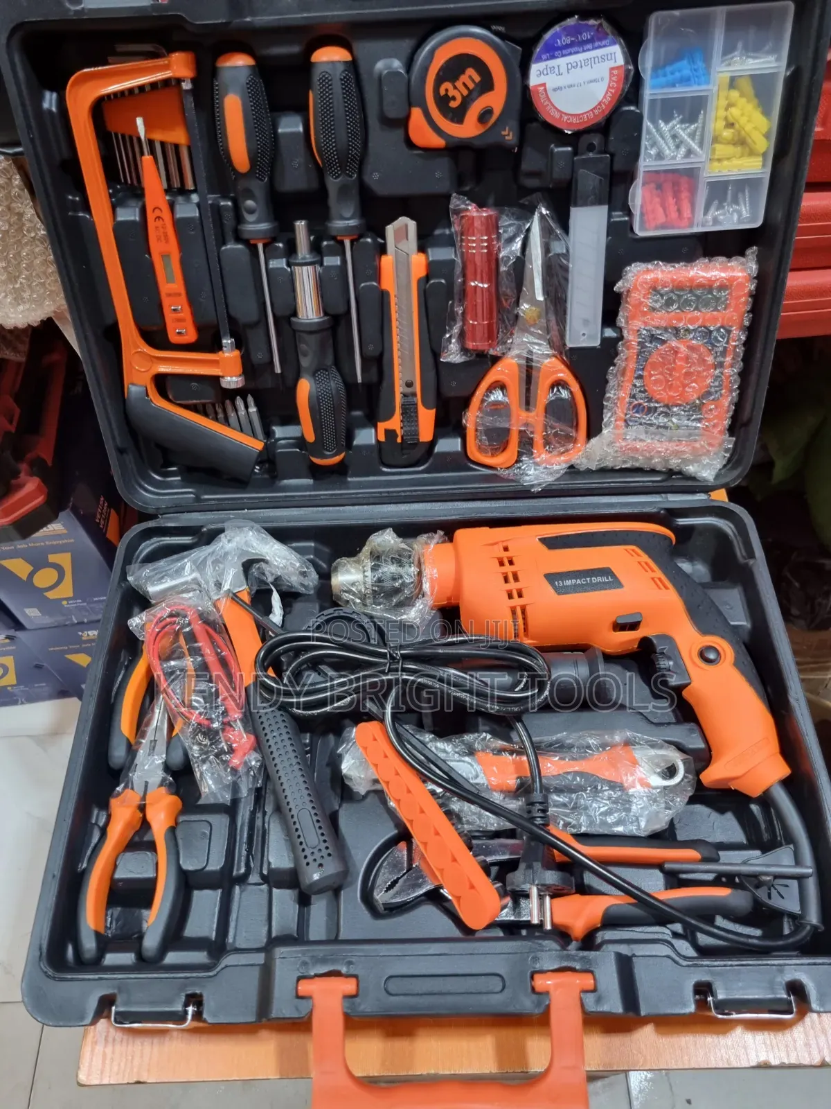 Electrical Tools Box With Drill Machine