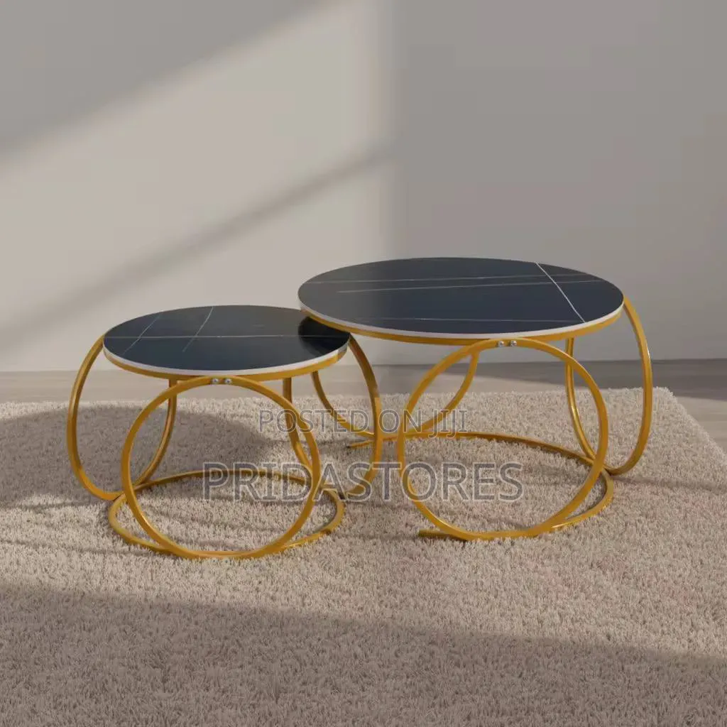 Luxury 2-in-1 Real Marble Center Table