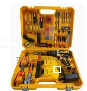 Dewalt Tools Box Kit Set With Cordless Battery Drill Machine