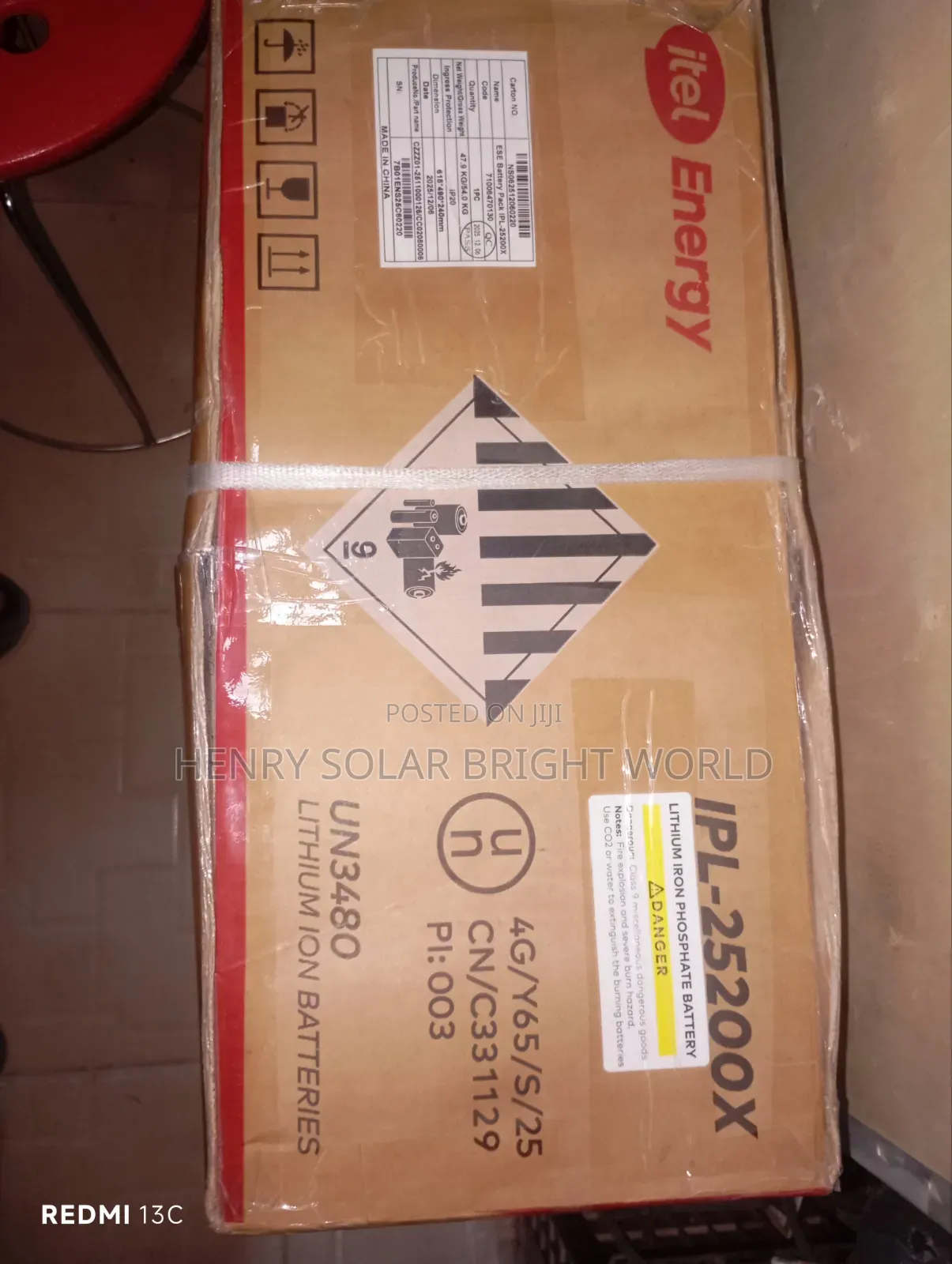 Itel 2.5kwh 24v Lithium Battery