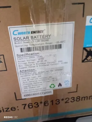 Cworth 10kwh 51.2v Lithium Battery