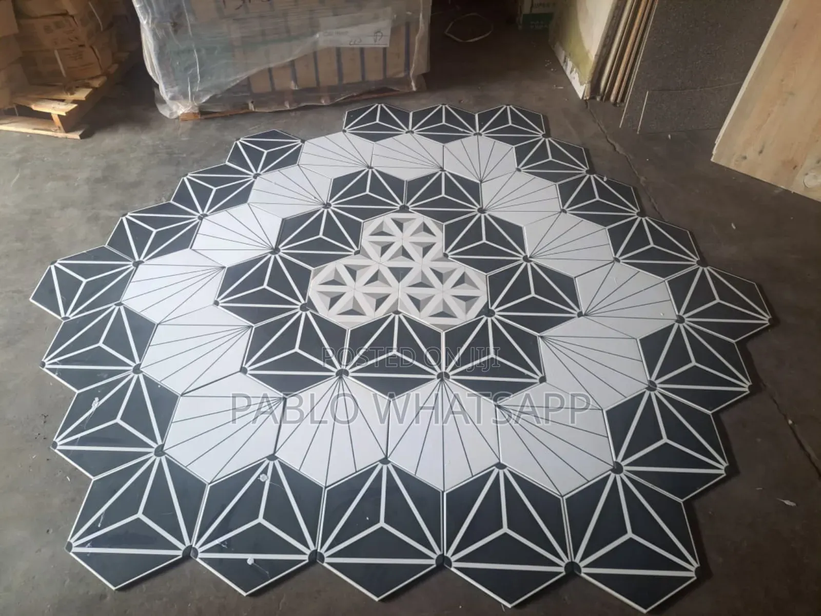 Compound Floor Tiles.