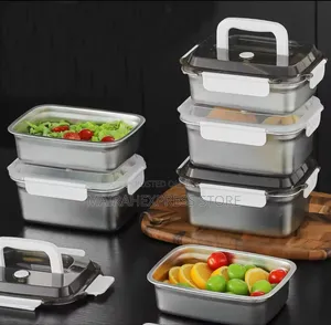 3pcs Stainless Steel Food Box
Size: 1500ml,1200ml,600ml (T2mm7)