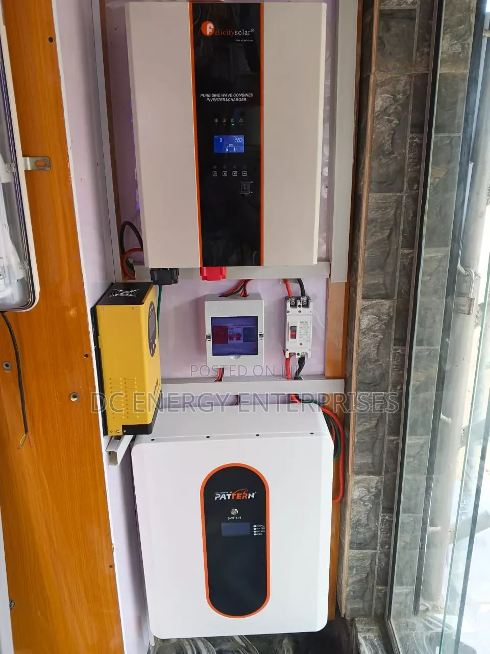 5kva Solar System Plus 5kwh Lithium Battery.