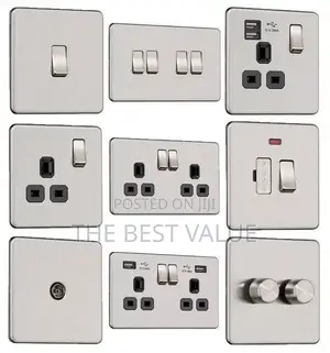 Metallic Cland and Volex Switches and Socket