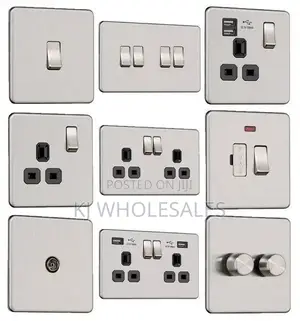Metallic Cland and Volex Switches and Socket