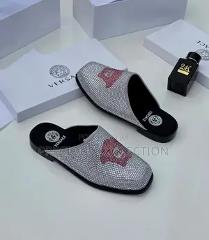 Fully Stoned Versace Half Shoe for Men