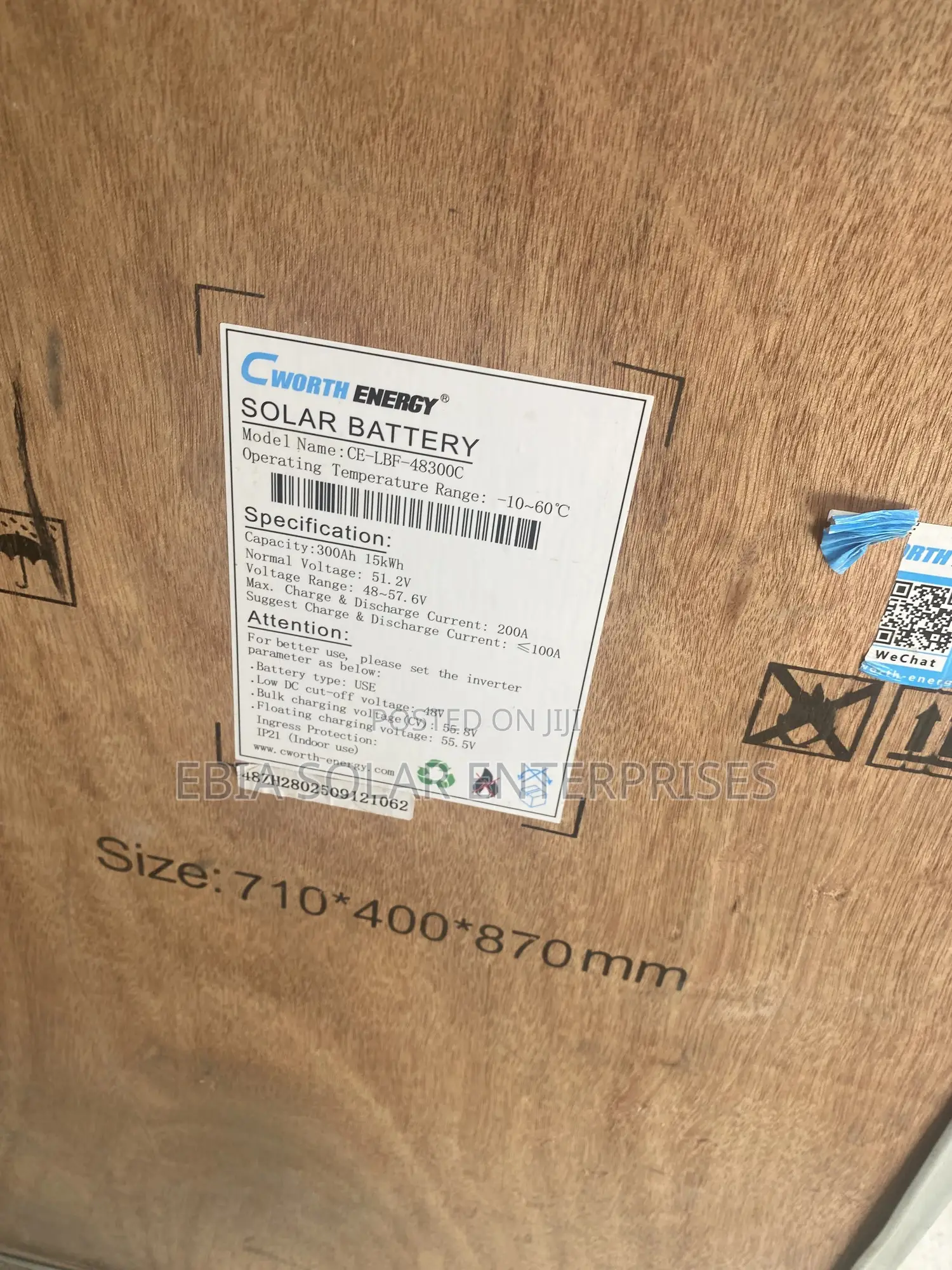 15kwh Cworth Lithium Battery