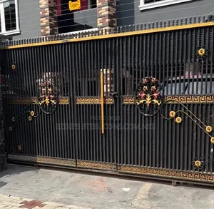 16ft Wrought Iron Rolling Gate