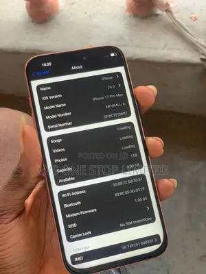 New Apple iPhone 17 Pro Max 1 TB Orange