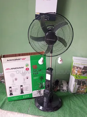 18 Inches Rechargeable Solar Fan