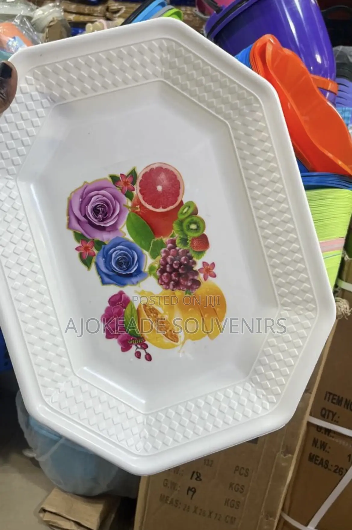 Plastic Tray Available for Souvenirs