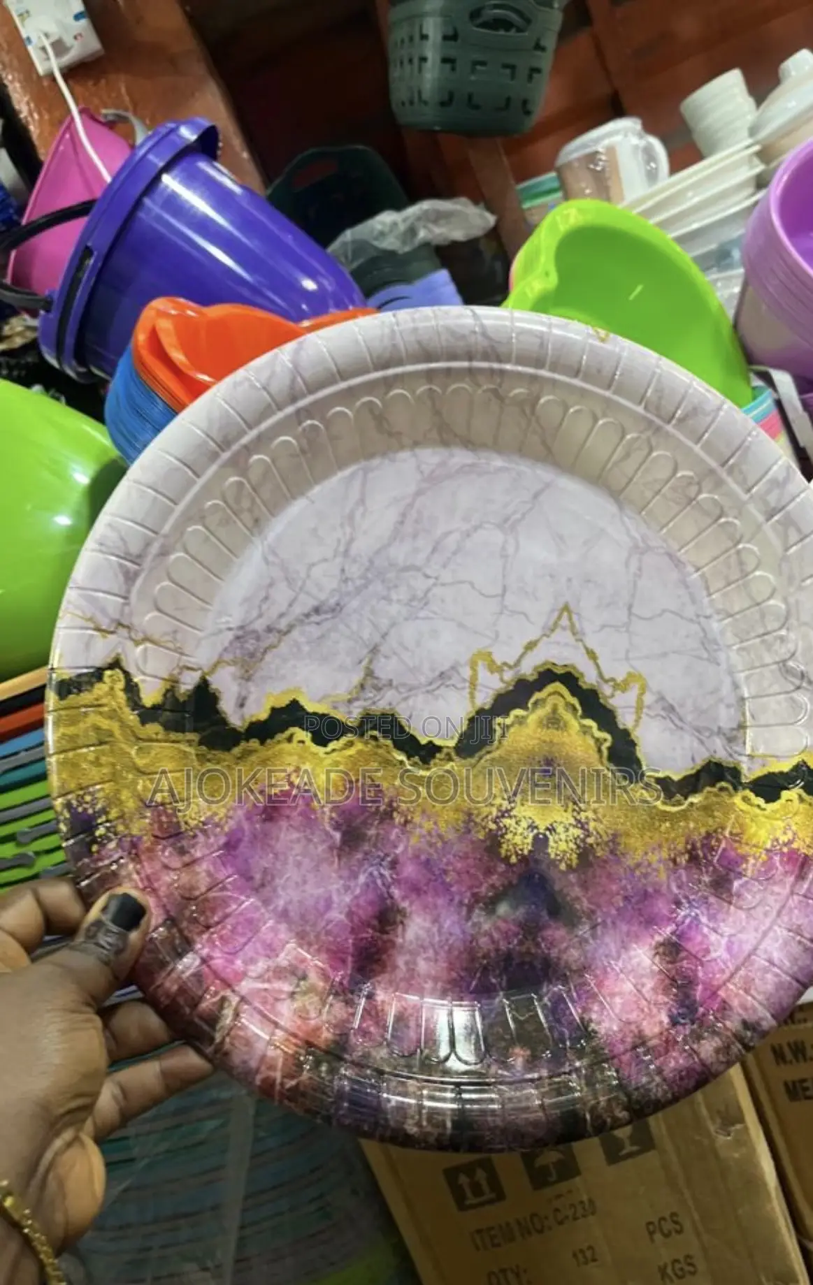 Plastic Tray Available for Souvenirs(12pcs)