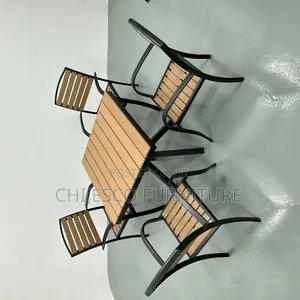 Outdoor Restaurant Bar Table With 4 Chairs