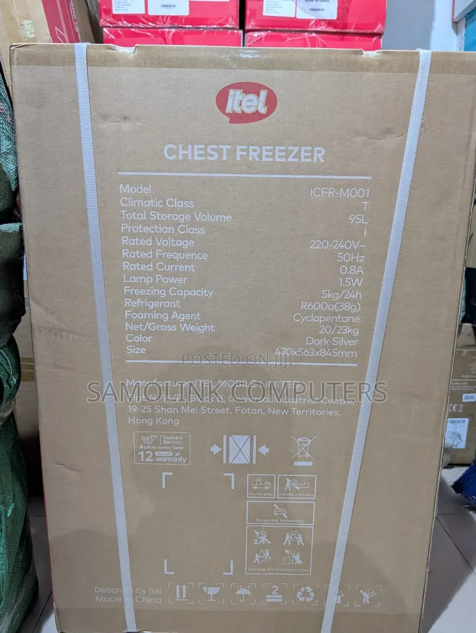Itel Chest Freezer LCFR -M001
