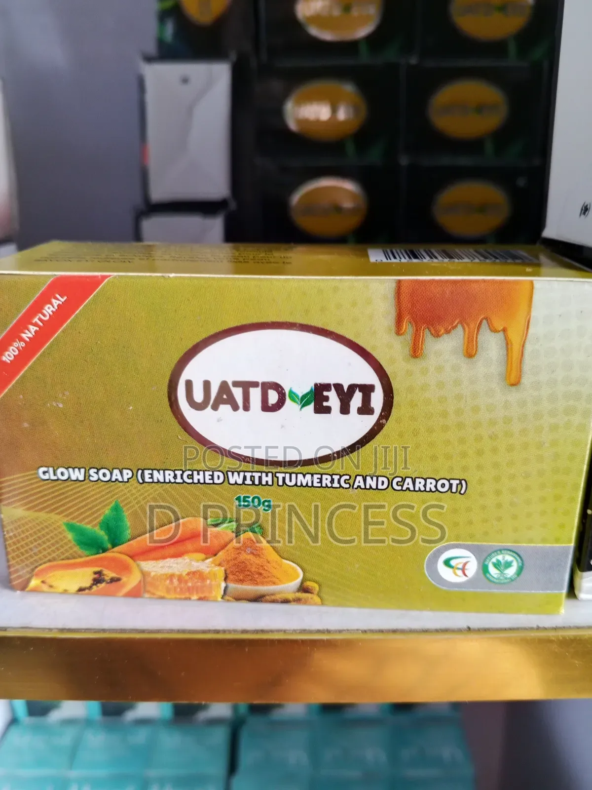 Uatd Glow Soap Enriched With Tumeric And Carrots