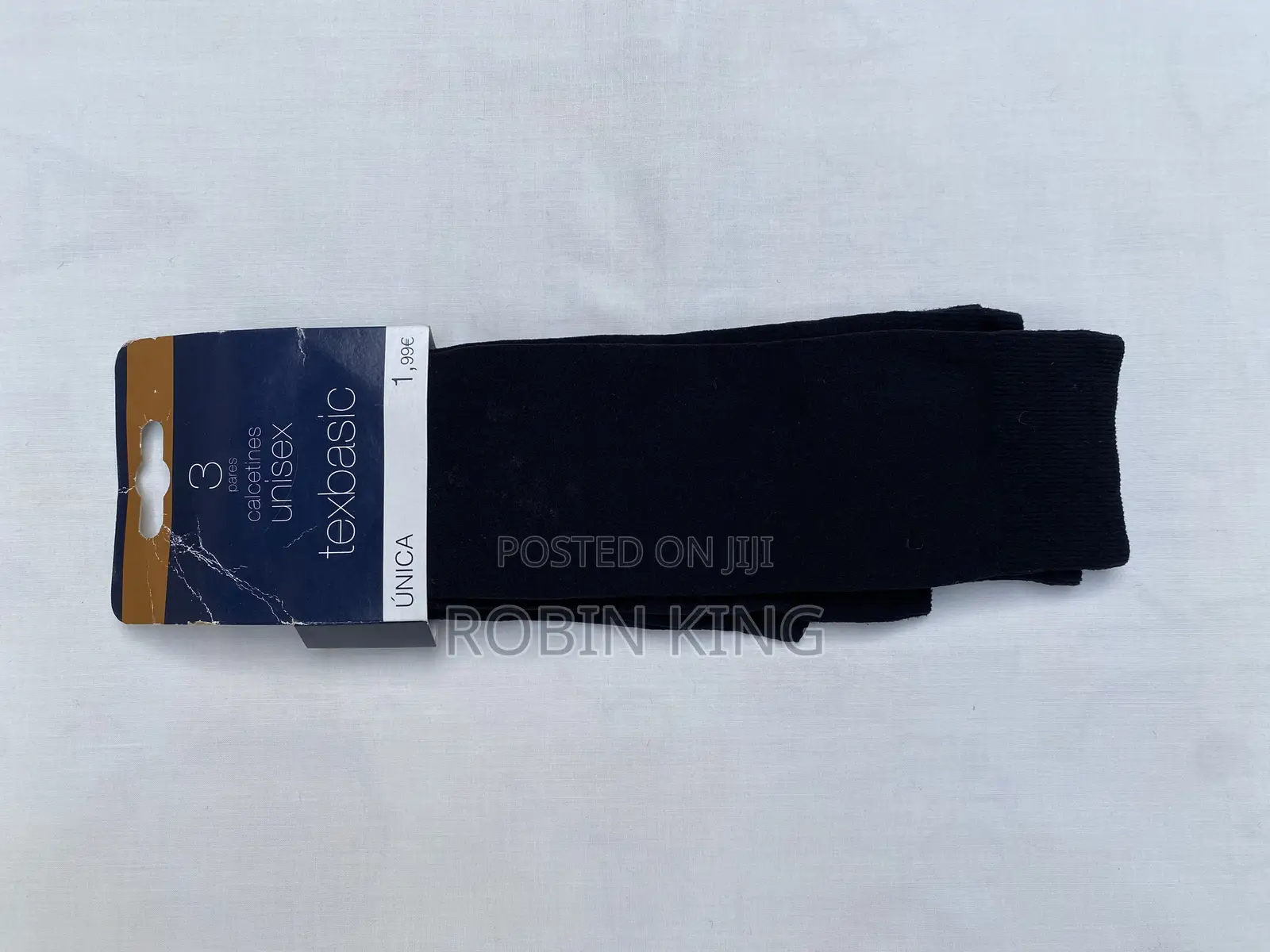 Texbasic Polyamide Nylon Black Socks Set of 3 One Size