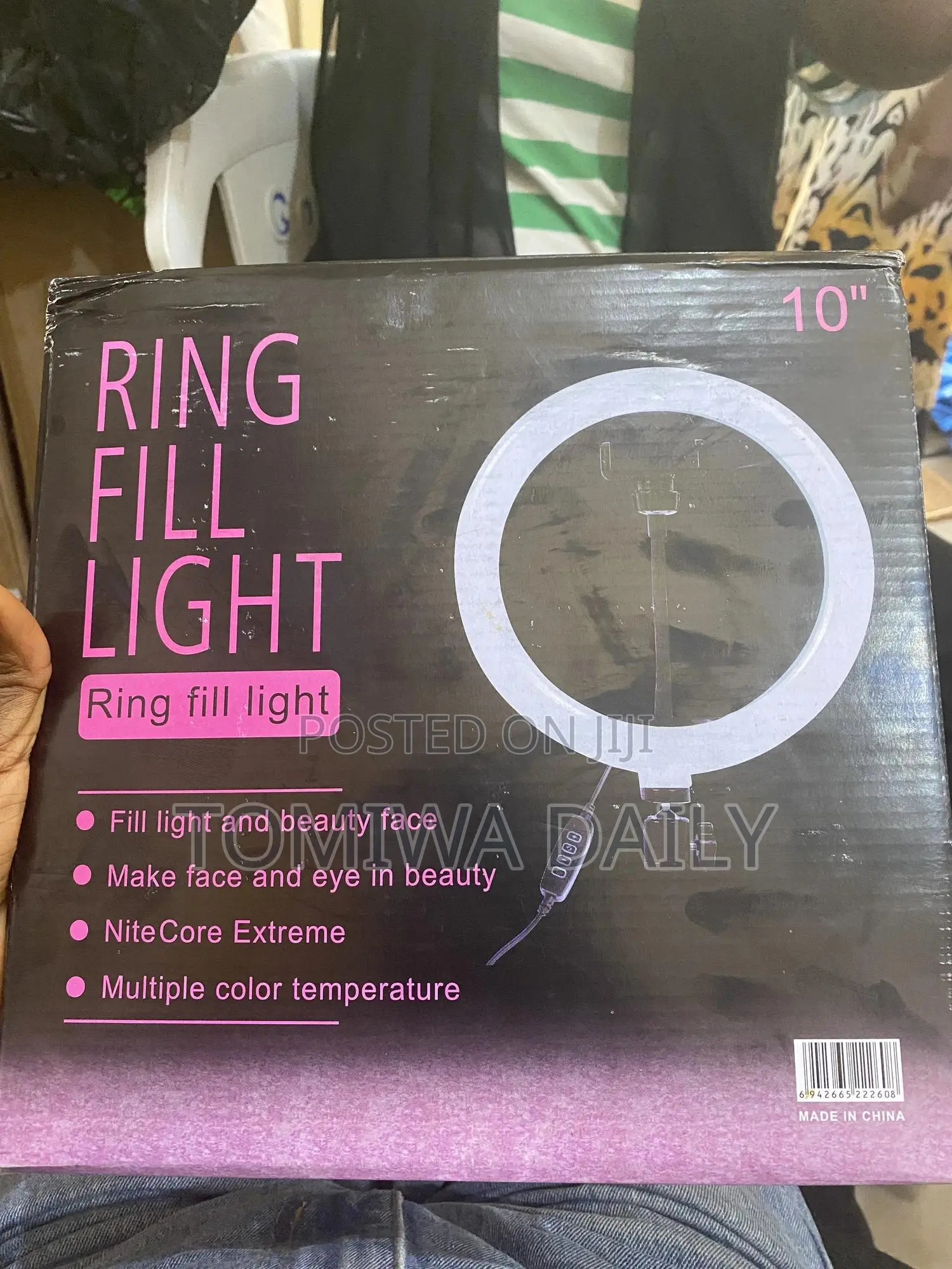 Professional Ringlight Work Four Different Color Settings