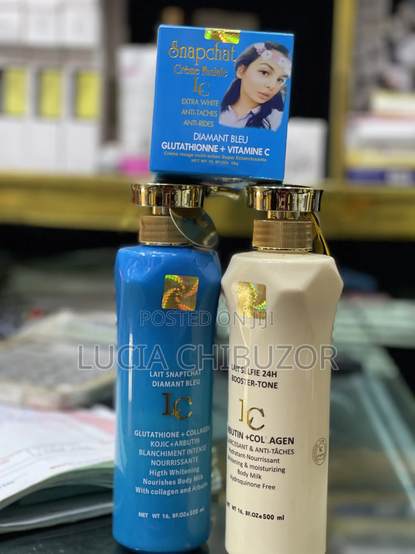 Snapchat Lotion and Face Cream