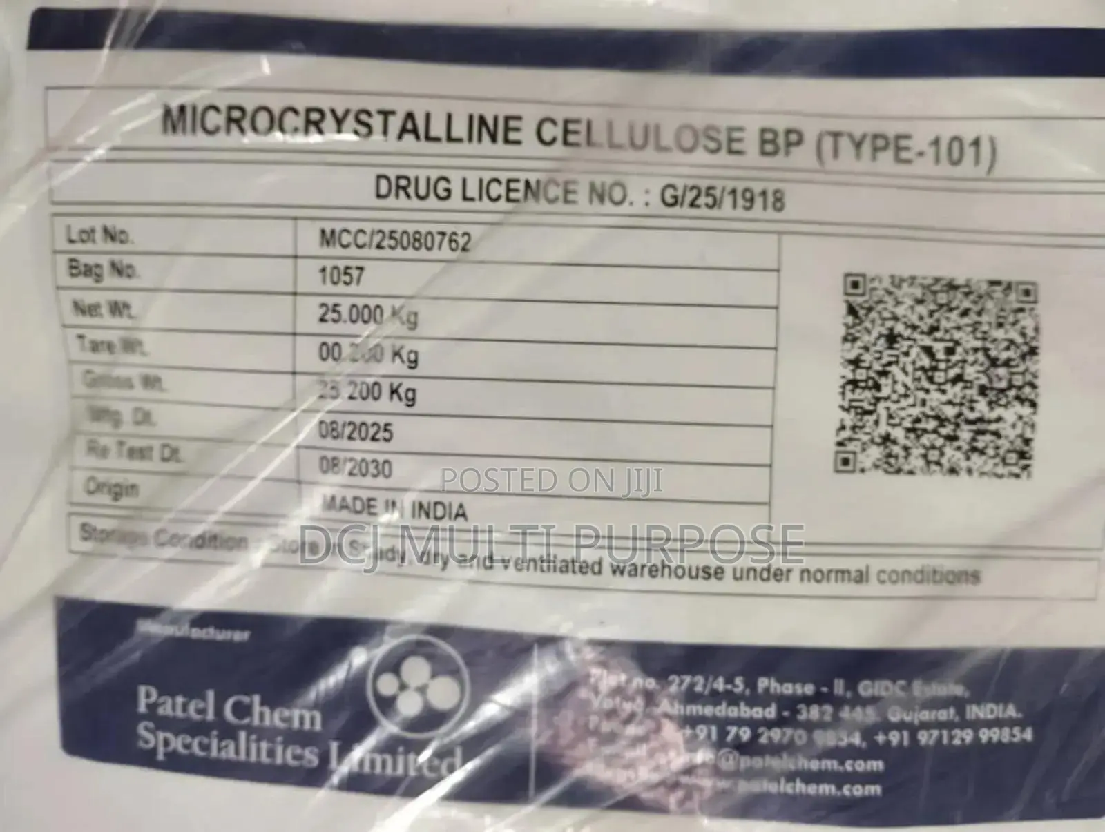 Micro Crystalline Cellulose (Mcc 102)