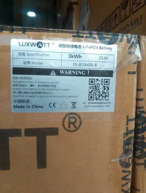 High Quality 3kwh Lithium Battery 24v. Luxwatts