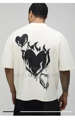 Seem Heart Graffiti Print Shirt ASOS Polo