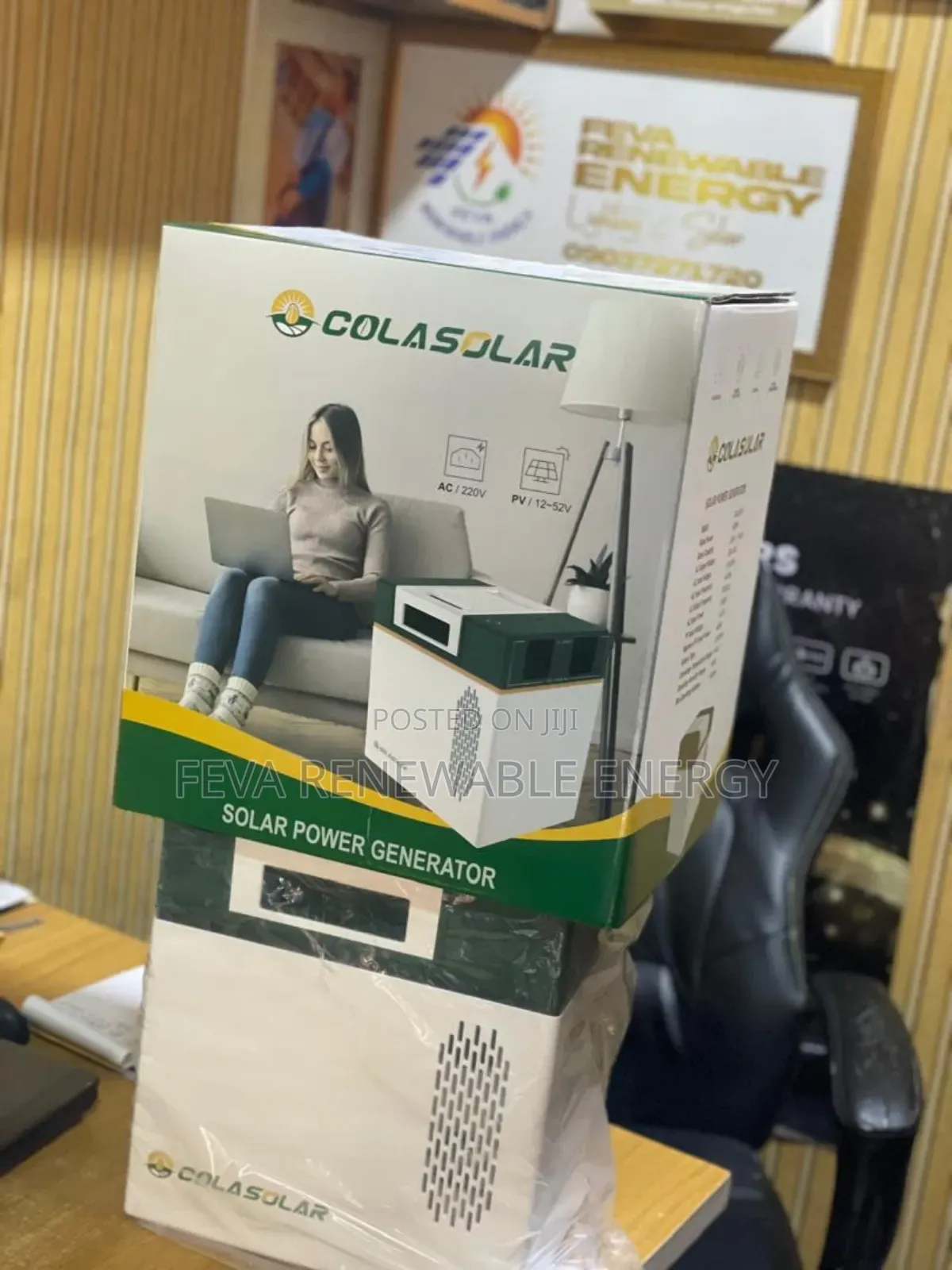 Cola Solar Generator 2000kwh Lithium