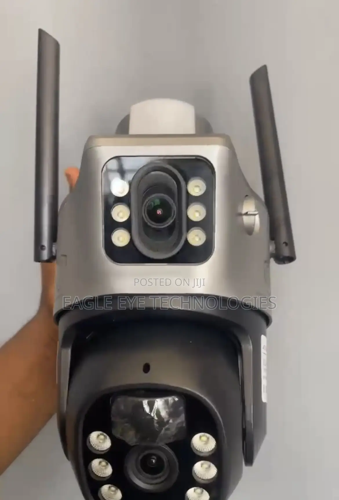 V380 Dual Lens Solar Camera
